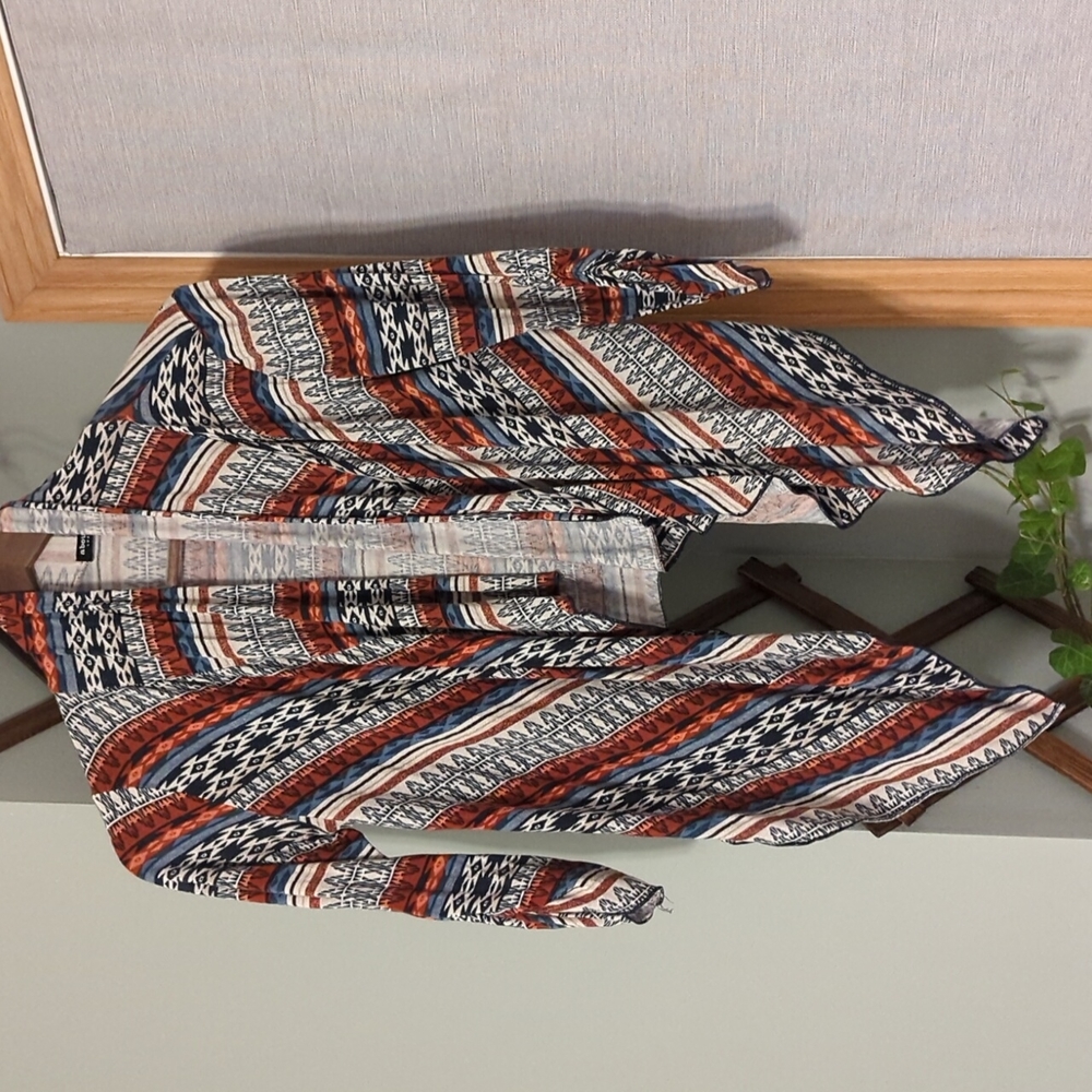 Aztec Printed Cardigan